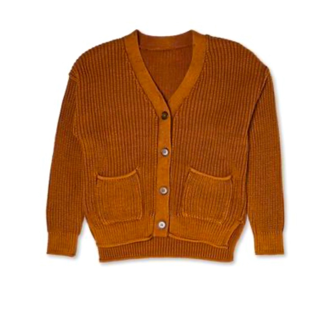 Forever 21 - NWT Girls Ribbed Cardigan Sweater (Kids) Large 10-12Y